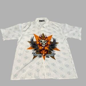 Y2K grunge men’s button down